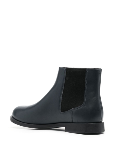 Camper Bowie Elasticated Side-panel Boots In Grau