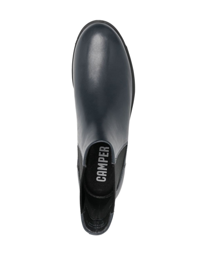 Camper Bowie Elasticated Side-panel Boots In Grau