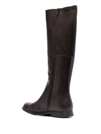 Shop Camper Mil Knee-length Boots In Braun