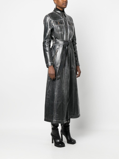 Diesel The De-flaminty Shirt Dress In Grau