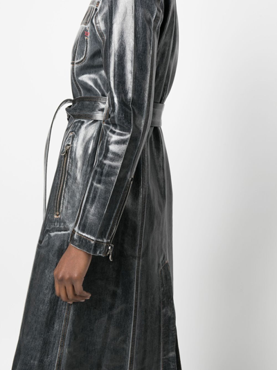 Diesel The De-flaminty Shirt Dress In Grau