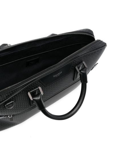 纹理皮质电脑包