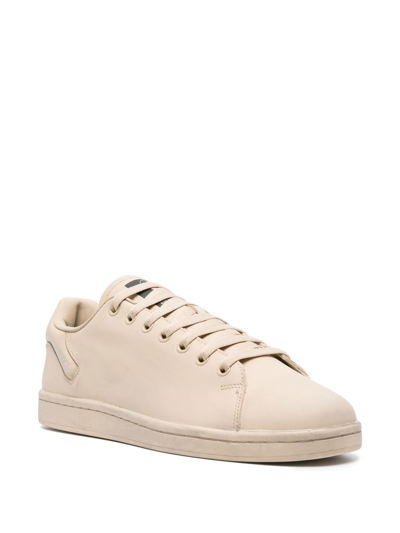 Shop Raf Simons Orion Low-top Sneakers In Nude