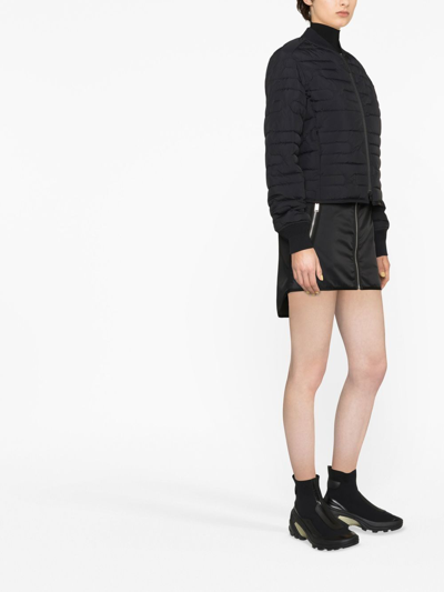 Shop Y-3 Padded Quilted Bomber Jacket In Black