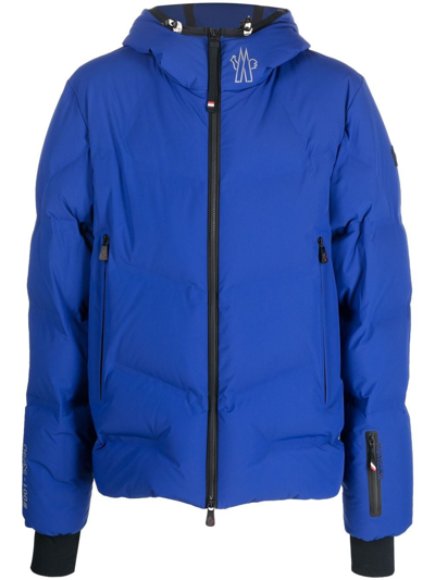 Shop Moncler Arcesaz Down Puffer Jacket In Blau