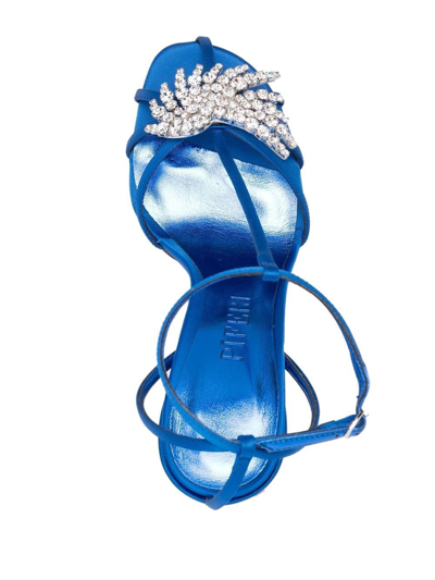 Shop Piferi Maggio 115mm Sandals In Blau