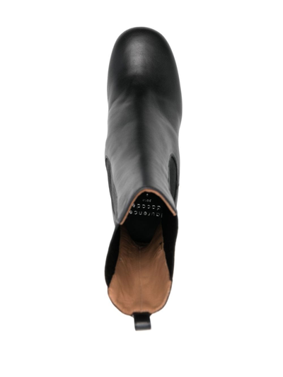 Shop Laurence Dacade Block-heel Calf-leather Boots In Schwarz