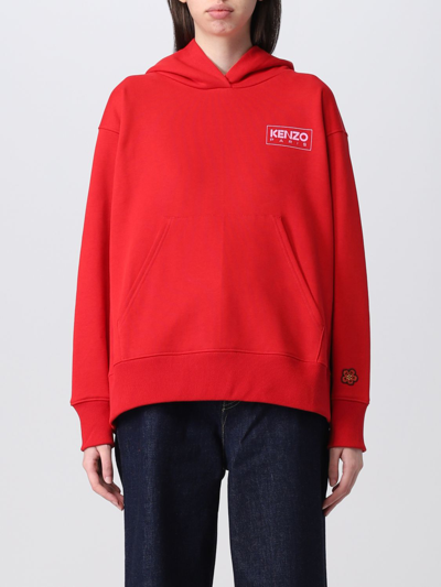 Shop Kenzo Sweatshirt  Woman Color Red