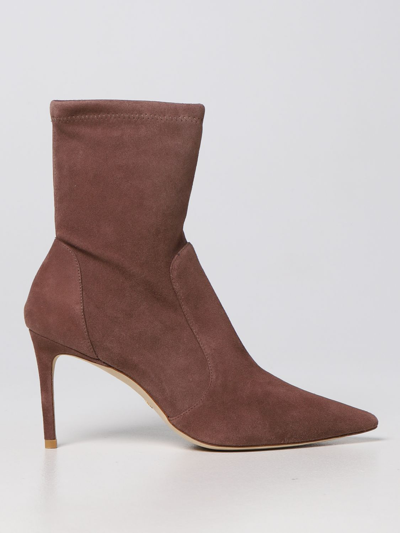 Shop Stuart Weitzman Flat Ankle Boots  Woman In Brown