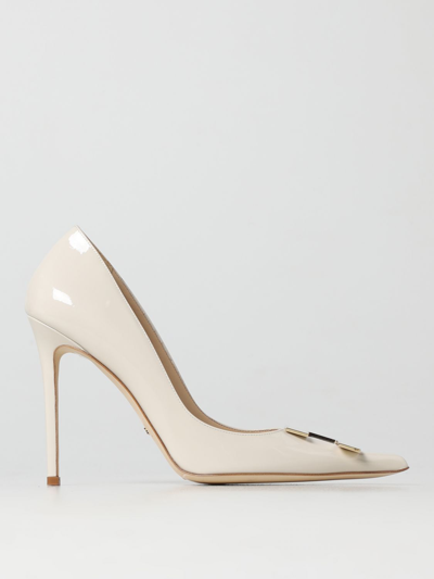 Elisabetta Franchi Pumps  Woman Color Yellow Cream In Yellow Cream