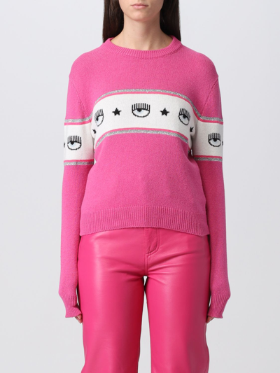 Shop Chiara Ferragni Sweater  Woman Color Pink