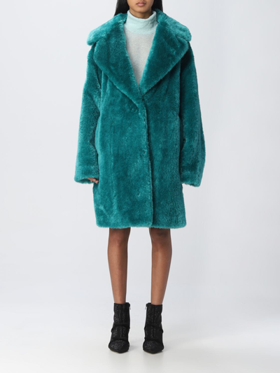 Shop Actitude Twinset Fur Coats  Woman In Blue