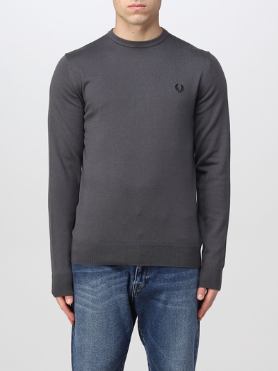 Fred Perry Jumper Men In Charcoal | ModeSens