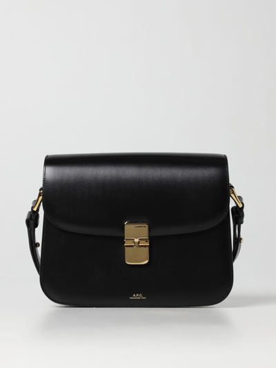 Shop Apc Shoulder Bag A.p.c. Woman In Black