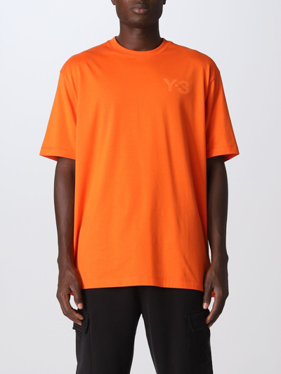 Shop Y-3 T-shirt  Men In Orange