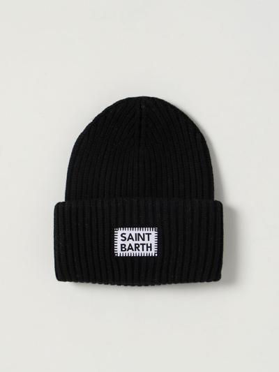 Shop Mc2 Saint Barth Hat  Kids Color Black