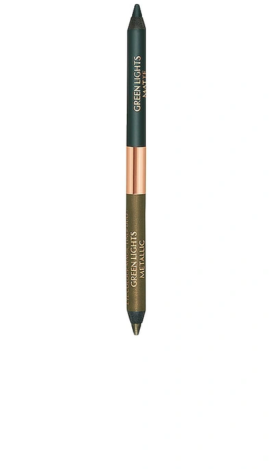 Shop Charlotte Tilbury Eye Colour Magic Liner Duo In Green Lights