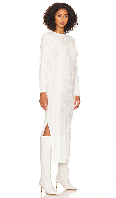 Shop Line & Dot Jordan Maxi Sweater Dress In Ivory