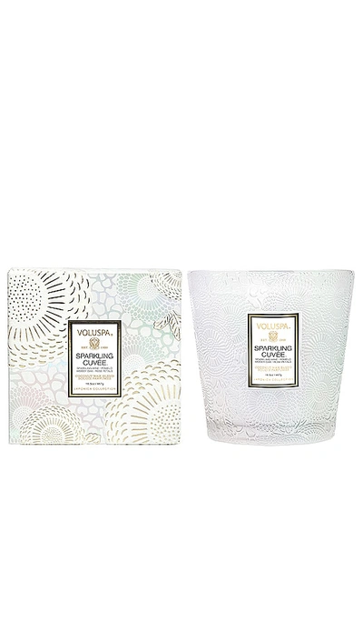 Voluspa Sparkling Cuvee 2 Wick Hearth Candle In Sparkling Cuvee