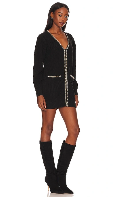 Lovers & Friends Norina Cardigan Dress In Black
