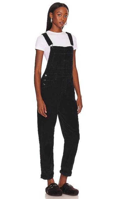 Shop Free People Ziggy Cord Overall In Black