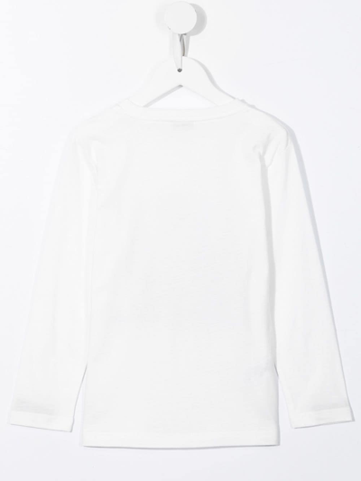 Il Gufo Cycle Graphic Print T-shirt In White