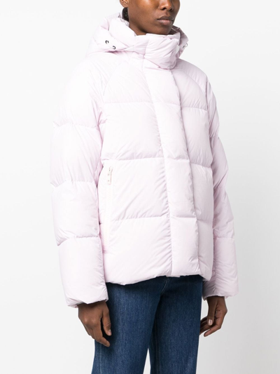 Canada Goose Logo-patch Padded Jacket In Rosa