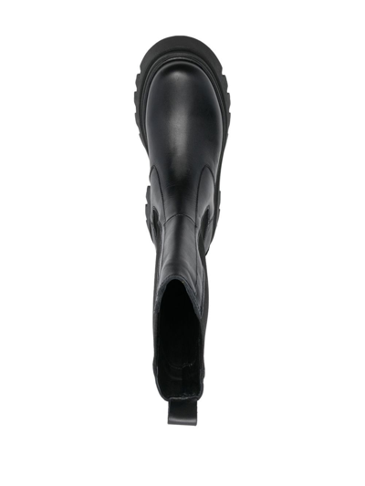 Alohas All Rounder Leather Ankle Boots In Schwarz