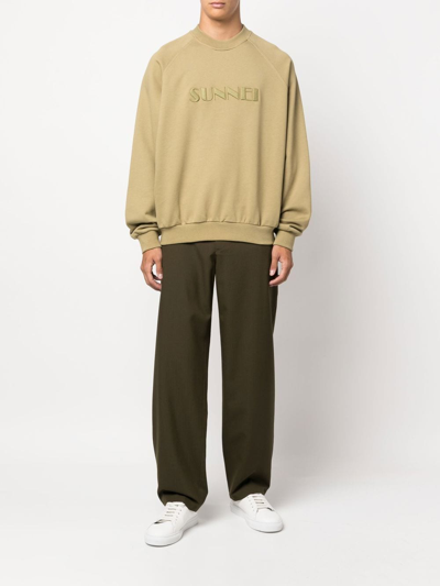 LOGO刺绣圆领卫衣