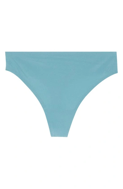 Shop Chantelle Lingerie Soft Stretch Thong In Peacck