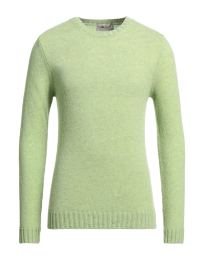 Shop Irish Crone Man Sweater Light Green Size Xxl Wool