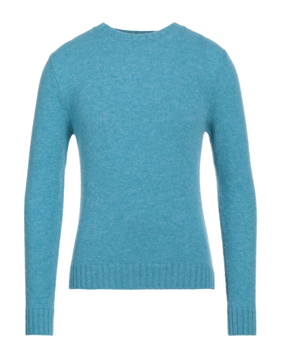 Shop Irish Crone Sweaters In Pastel Blue