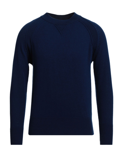 Shop N.o.w. Andrea Rosati Cashmere N. O.w. Andrea Rosati Cashmere Man Sweater Blue Size Xl Cashmere