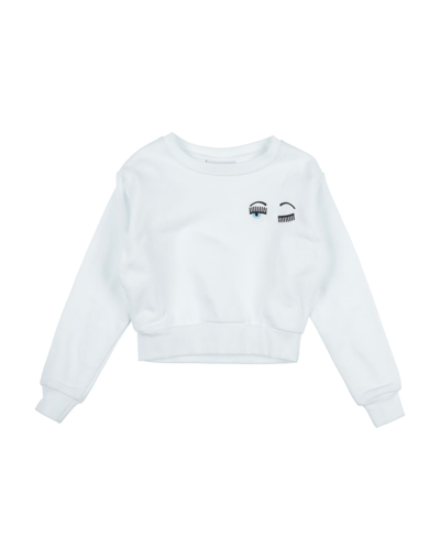 Chiara Ferragni Sweatshirts In White