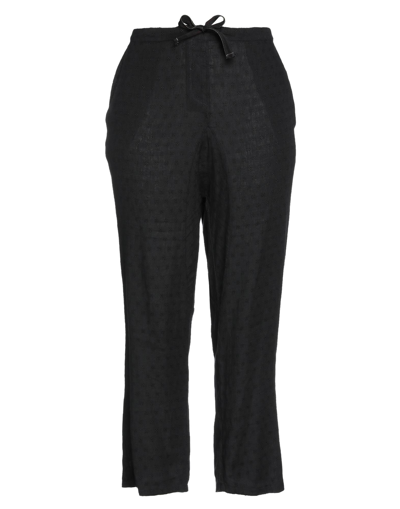 Shop Alessia Santi Woman Pants Black Size 8 Linen, Viscose