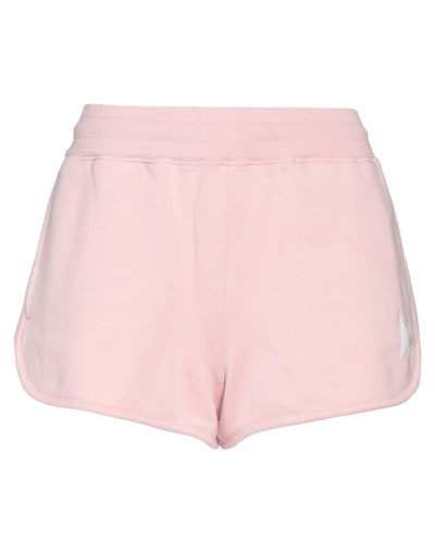 Shop Golden Goose Deluxe Brand Woman Shorts & Bermuda Shorts Light Pink Size M Cotton, Elastane