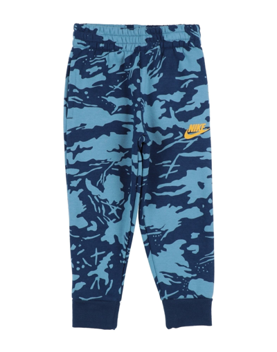 Shop Nike B Nsw Club Camo Flc Pant Toddler Boy Pants Blue Size 7 Cotton, Polyester