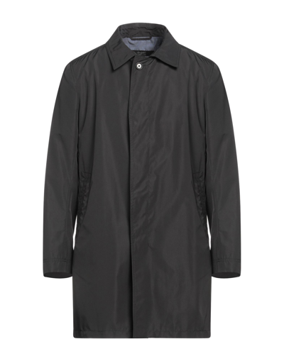 Shop Bugatti Man Overcoat & Trench Coat Black Size 40 Polyester, Cotton