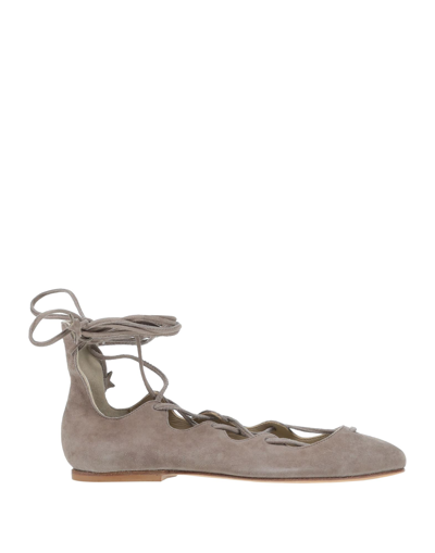 Shop Anniel Ballet Flats In Beige