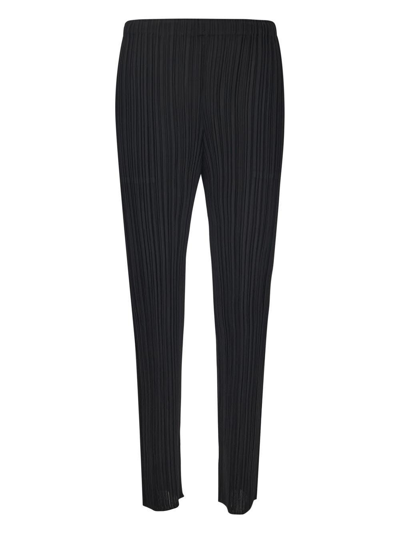 Shop Issey Miyake Pleated Pants In Nero