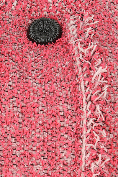 Lanvin Tweed Shift Dress In Pink
