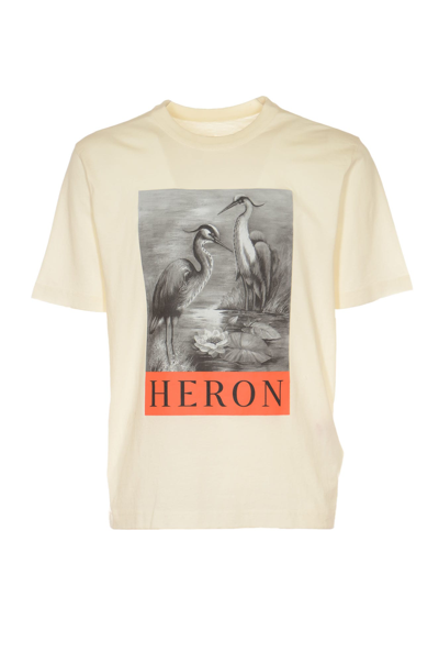 Shop Heron Preston Nf Heron Bw Ss T-shirt In White/black