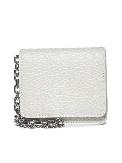 Shop Maison Margiela Clutch In Bianco