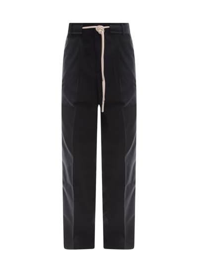 Shop Palm Angels Trouser In Nero