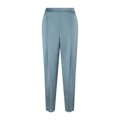 Shop Theory Elasticated-waistband Trousers In Gnawed Blue
