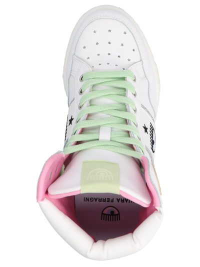 Shop Chiara Ferragni Cf1 Sneakers In Mint
