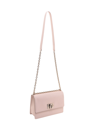 Shop Furla Shoulder Bag In Blush Pink