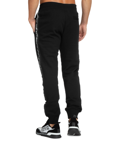 Shop Versace Jeans Couture Cotton Sweatpants In Black