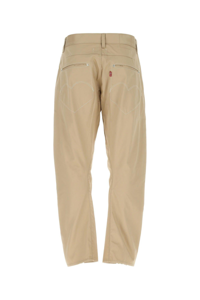 Shop Junya Watanabe Beige Cotton Pant