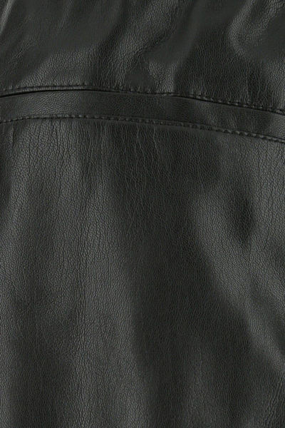 Shop Nanushka Black Synthetic Leather Jain Pant